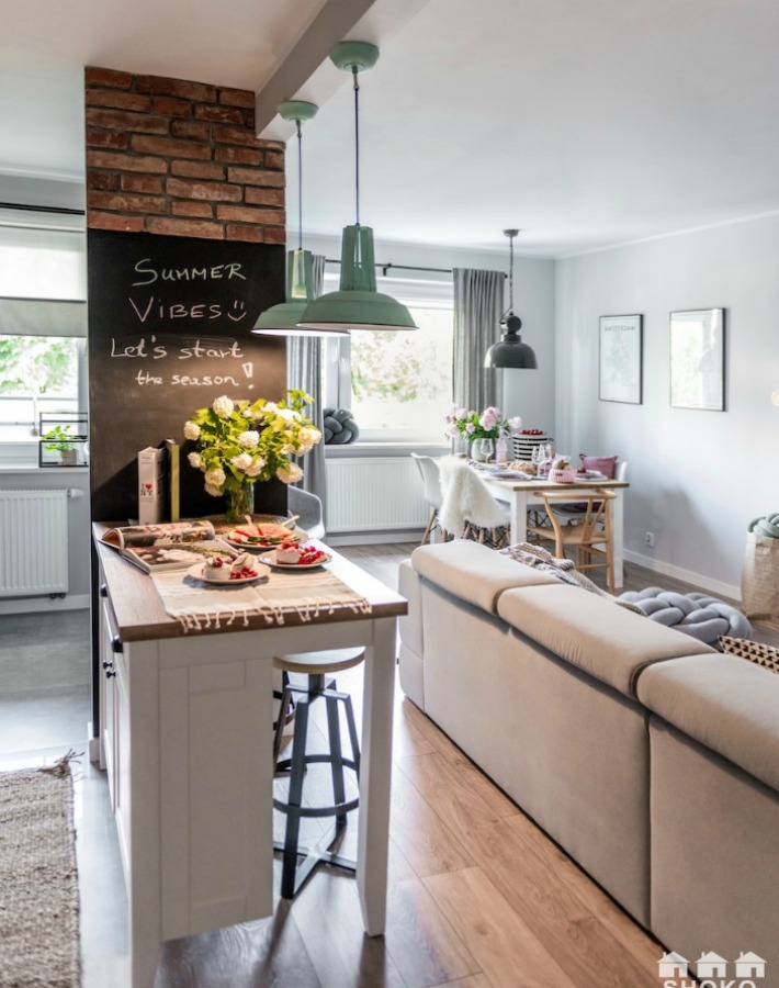 Estilo escandinavo con guiños en color pastel