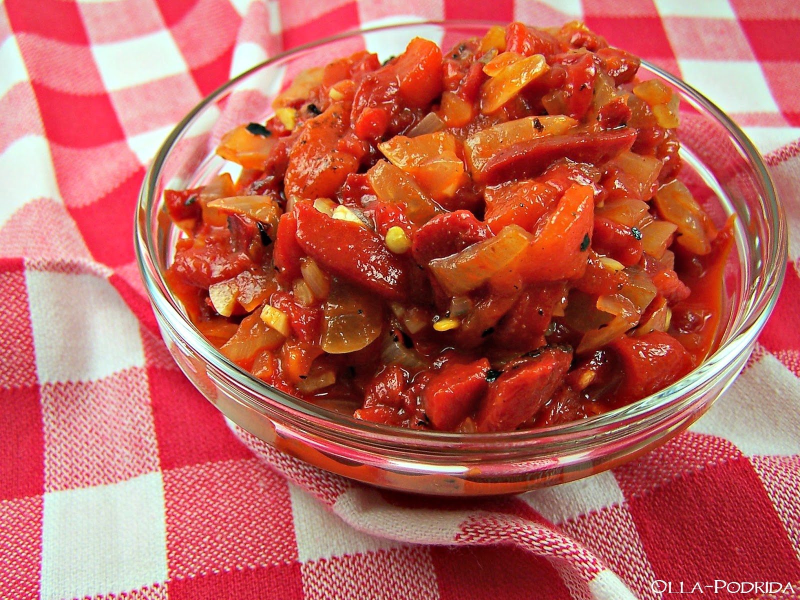 OllaPodrida Roasted Red Pepper Relish