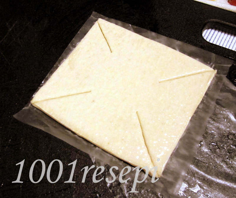 Koleksi 1001 Resepi: peach, custard cream and puff pastry