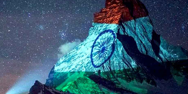 Switzerland’s Matterhorn peak lights up with Indian flag in show of solidarity