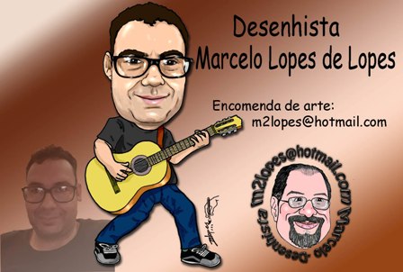 Caricatura - Caricaturista on line Marcelo Lopes de Lopes