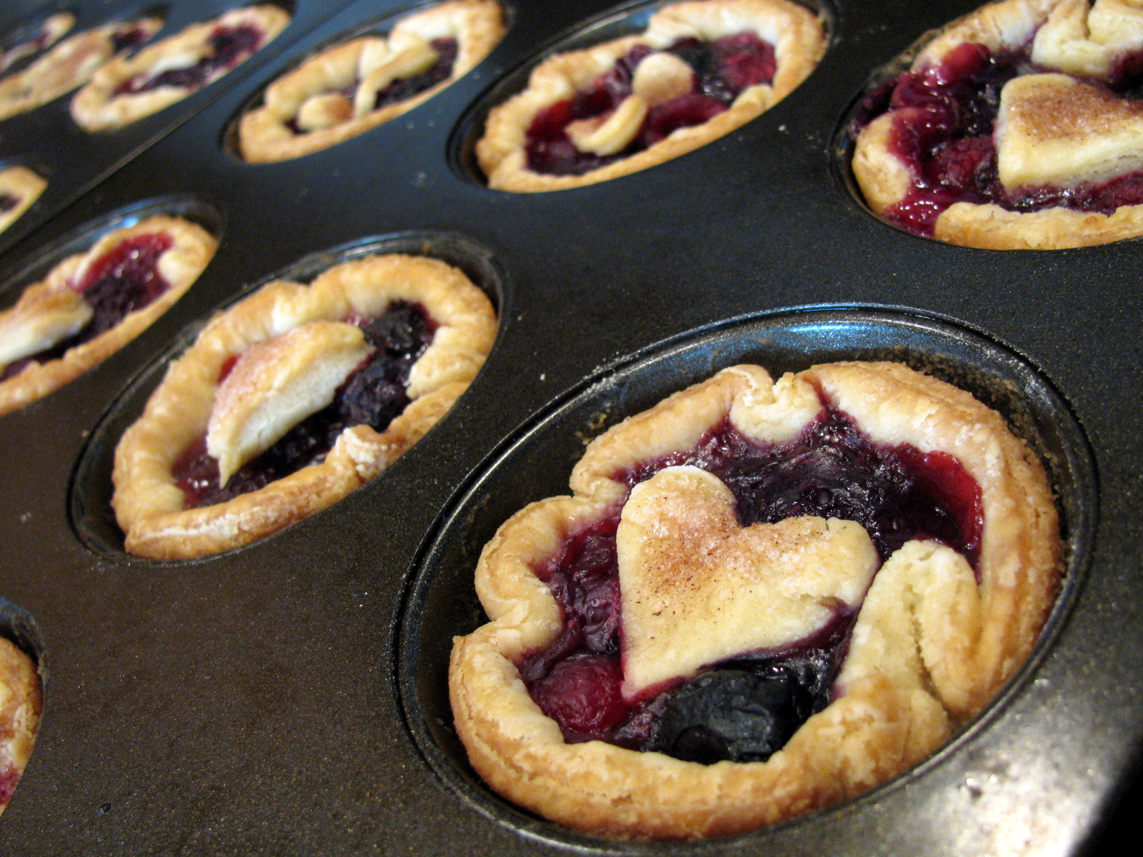 Mini Mixed Berry Pies