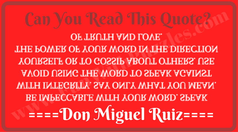 Writing words backwards image