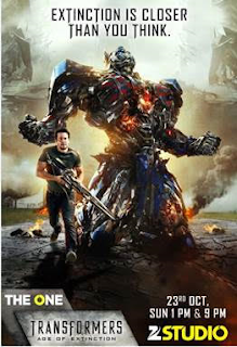 Zee Studio premiere of Transformers: Age of Extinction on Sunday, 23rd October Zee Studio premiere of Transformers: Age of Extinction on Sunday, 23rd October