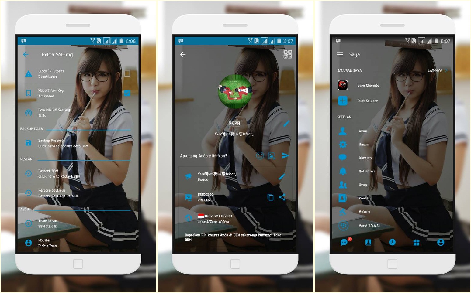 Download Kumpulan BBM MOD Transparan Delta Apk Terbaru Android Lengkap
