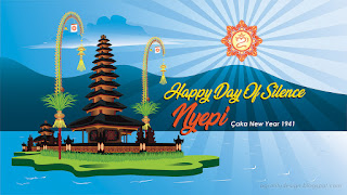 Indonesian Hindu Holiday Greeting Animation Happy Day Of Silence Nyepi Saka New Year 1941