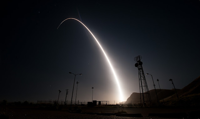 An ICBM being launched