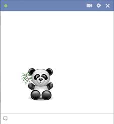 Panda Emoticon For Facebook