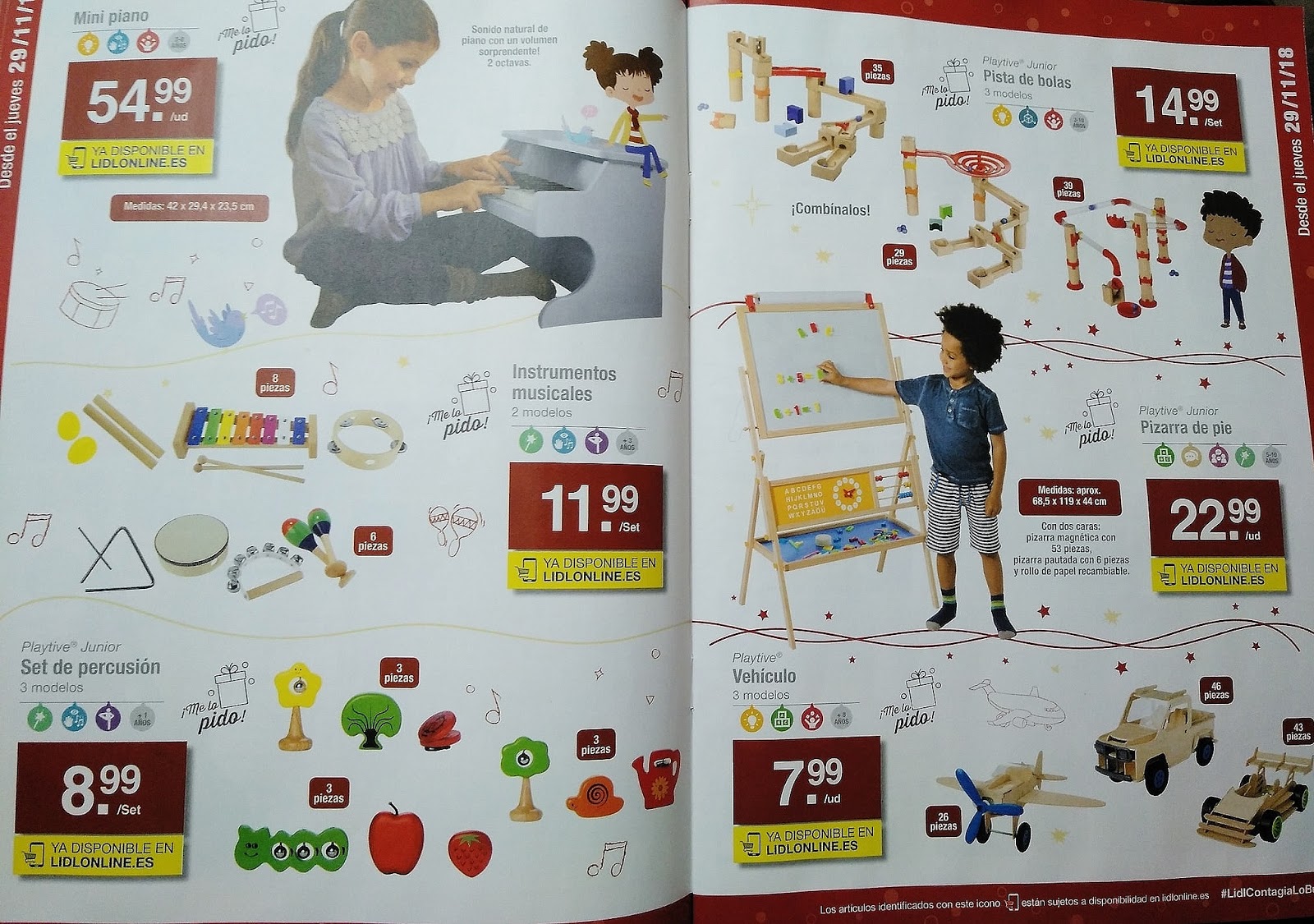Catálogo juguetes Lidl 2018. — familia primero