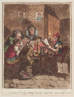 London Corresponding Society, alarm's' by James Gillray, 1798