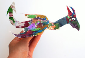 how to make and paint paper plate dragons with kids