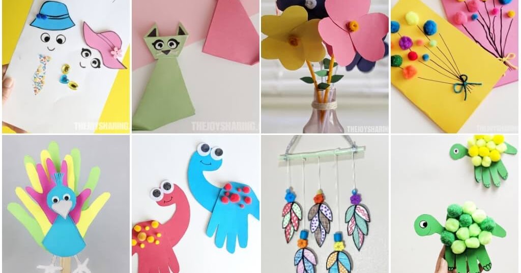 15 Quick & Creative Paper Craft Ideas for Kids