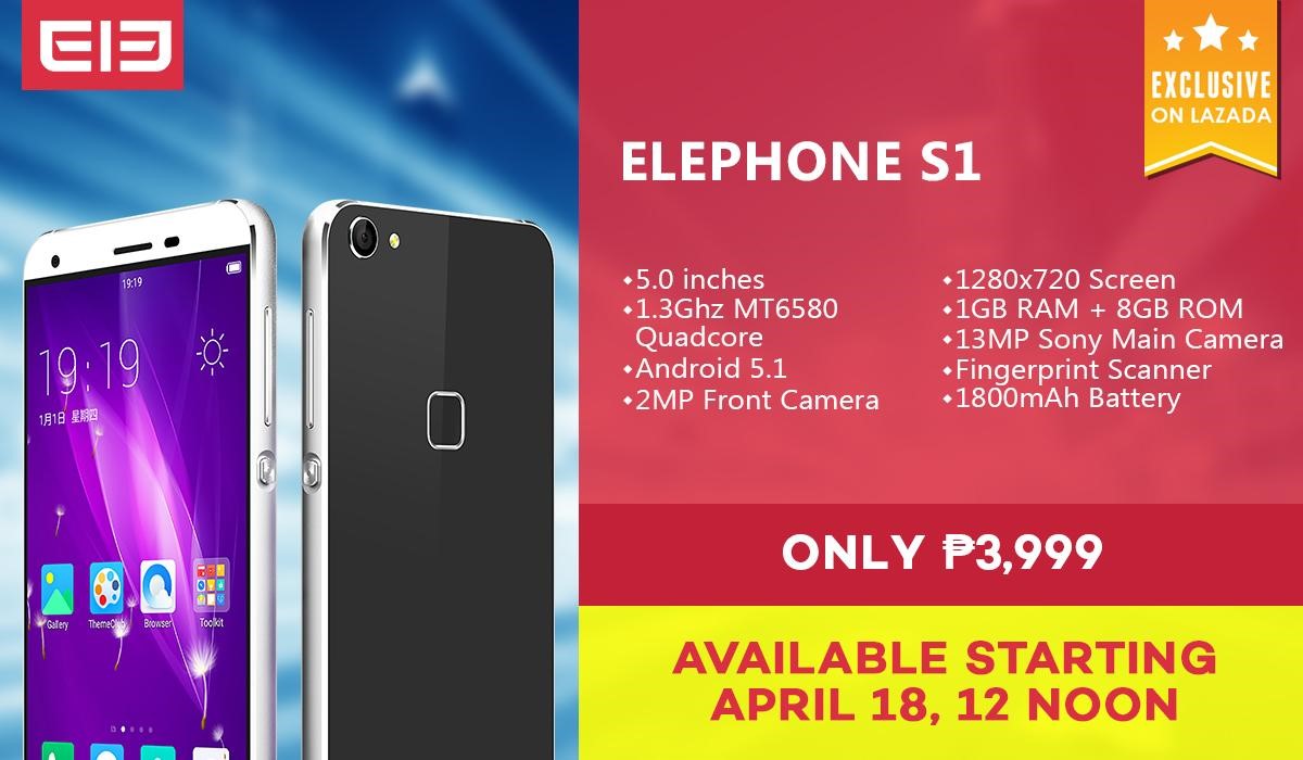 Elephone S1: Specs, Price and Availability in the Philippines