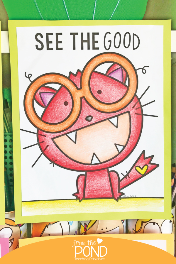 Cute Classroom Posters Set 4 From the Pond