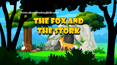 The Fox and the Stork Story with pictures and pdf