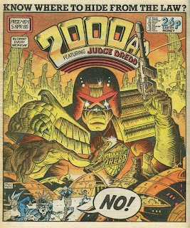 Judge Dredd 2000ad comic book