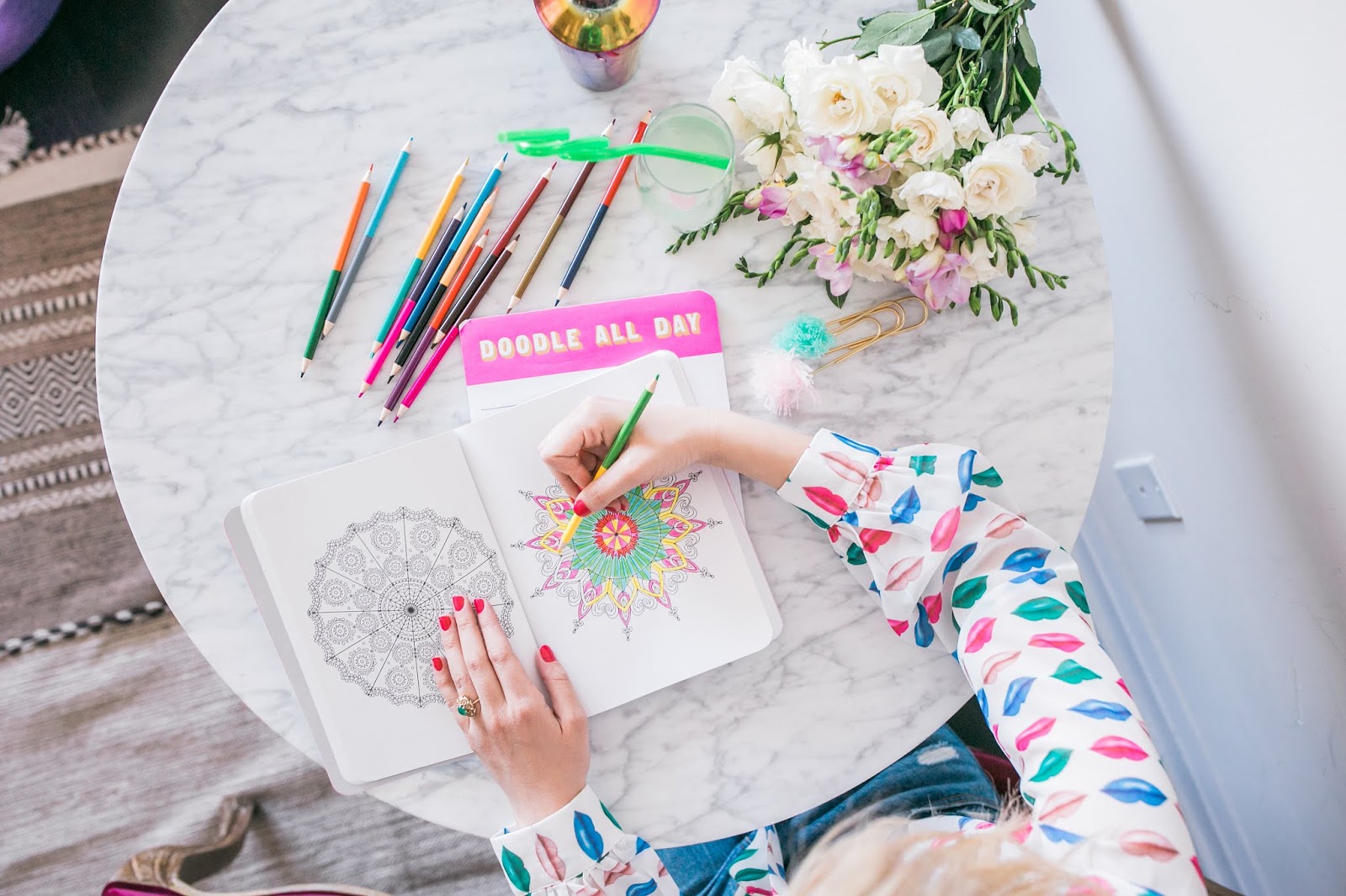 Bijuleni - 3 Quick Steps to Beat the Afternoon Slump, colouring book activities