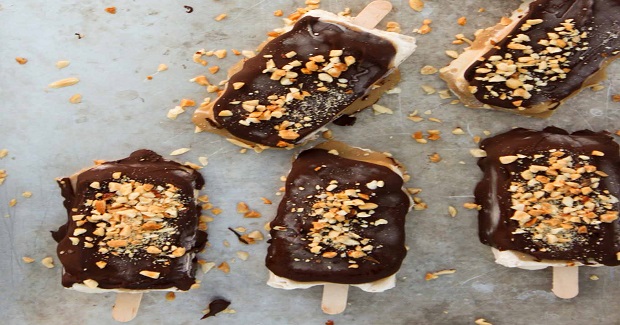 Healthy Snickers Ice Cream Bars Recipe Healthy Snickers Ice Cream Bars Recipe