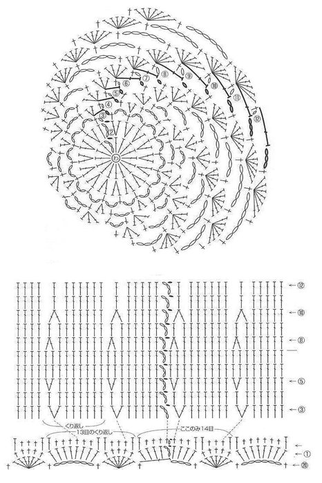 Шапка растамана схема крючком