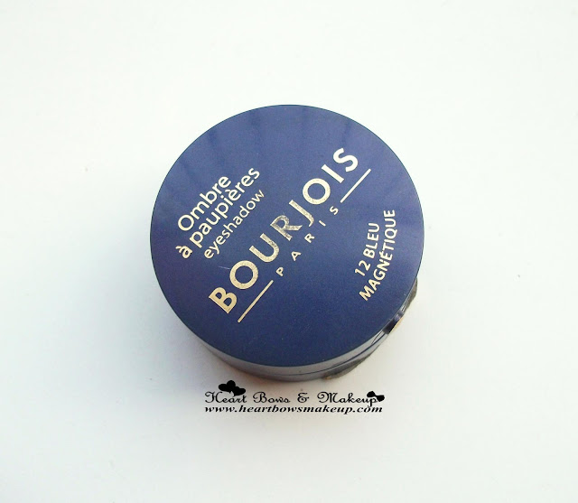 Bourjois Ombre à paupières Eye Shadow 12 Bleu Magnetique Review swatches price india buy online