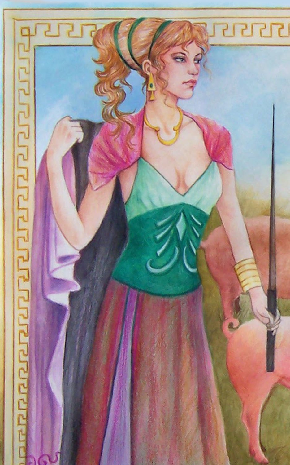 Damaride Marangelli Illustrator La maga Circe