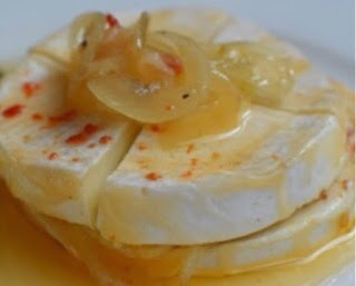 Czech pickled cheese Nakládaný Hermelín 