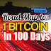 Road Map to Making 1 Bitcoin in 100 Days.