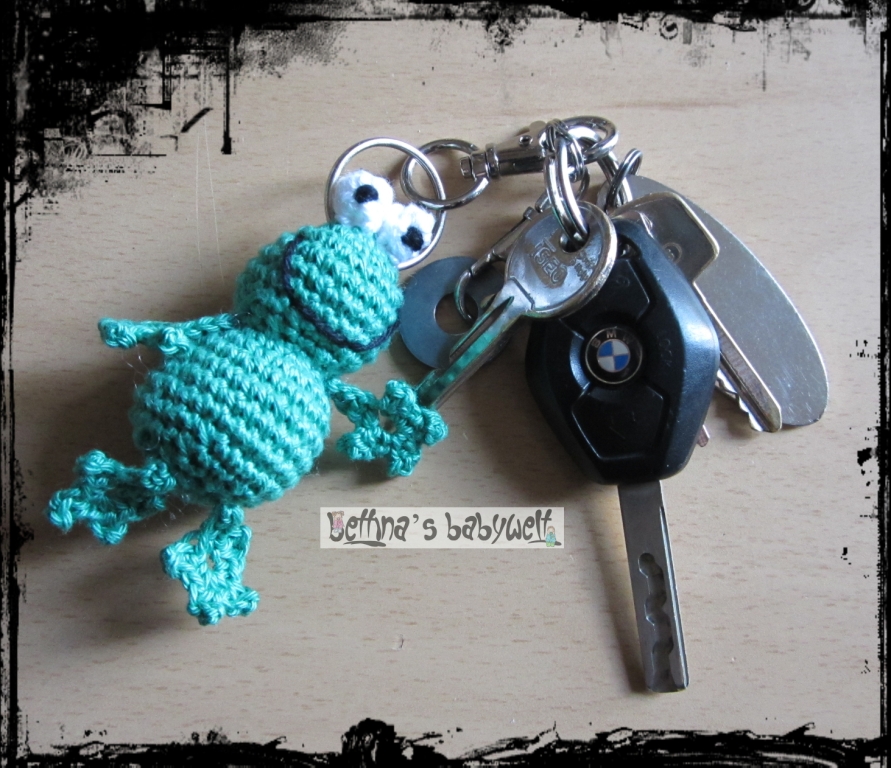 Frosch LED Schlüsselanhänger - Wiederaufladbarer Stressabbau Mit Bunten Lichtern