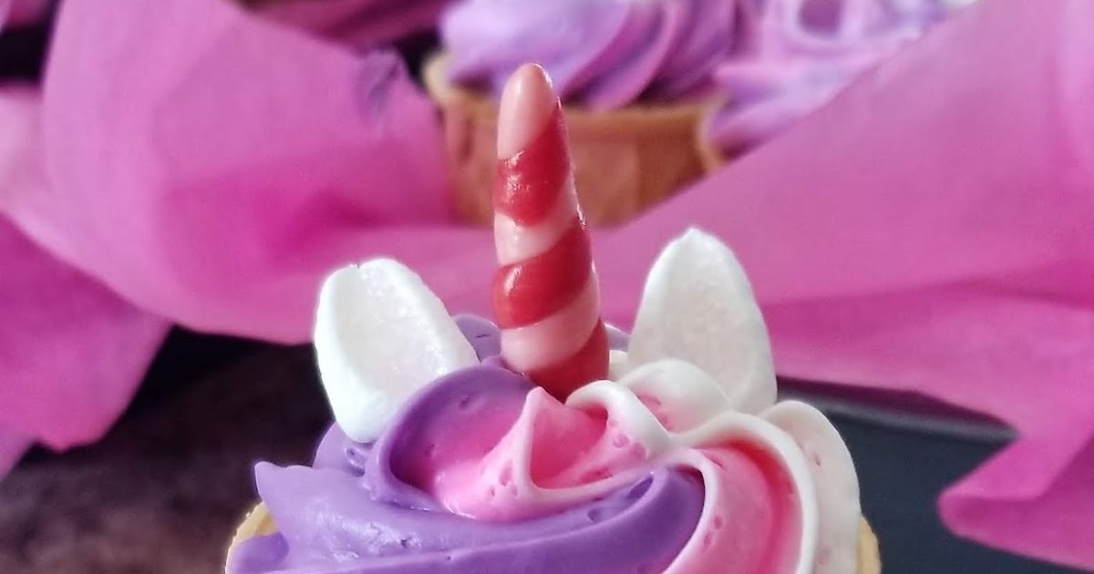 Once Daily DIY Unicorn Ice Cream Cone Cakes