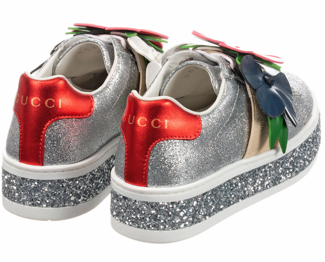 gucci glitter platform sneakers