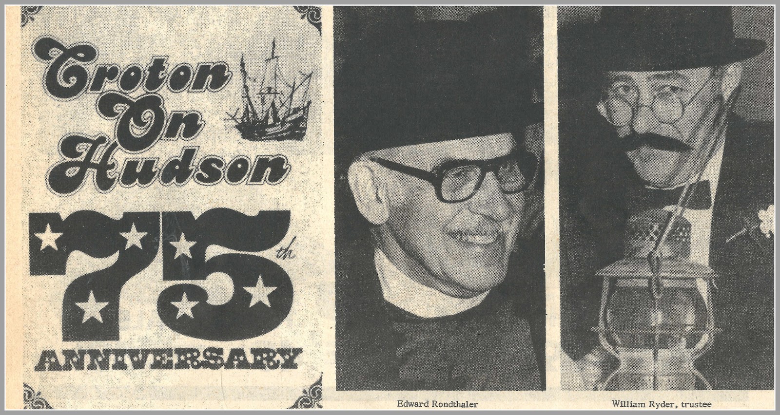 EverythingCroton PART 3, 1973 CROTON'S 75TH ANNIVERSARY, THE CROTON