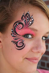 face painting paint designs easy simple eye pretty faces facepaint makeup patterns pattern facepainting eyes halloween adult beginners fantasy idea