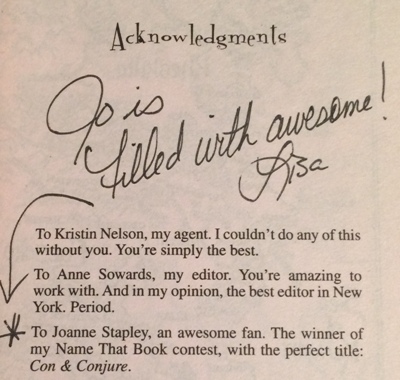 Con and Conjure by Lisa Shearin Acknowledgements