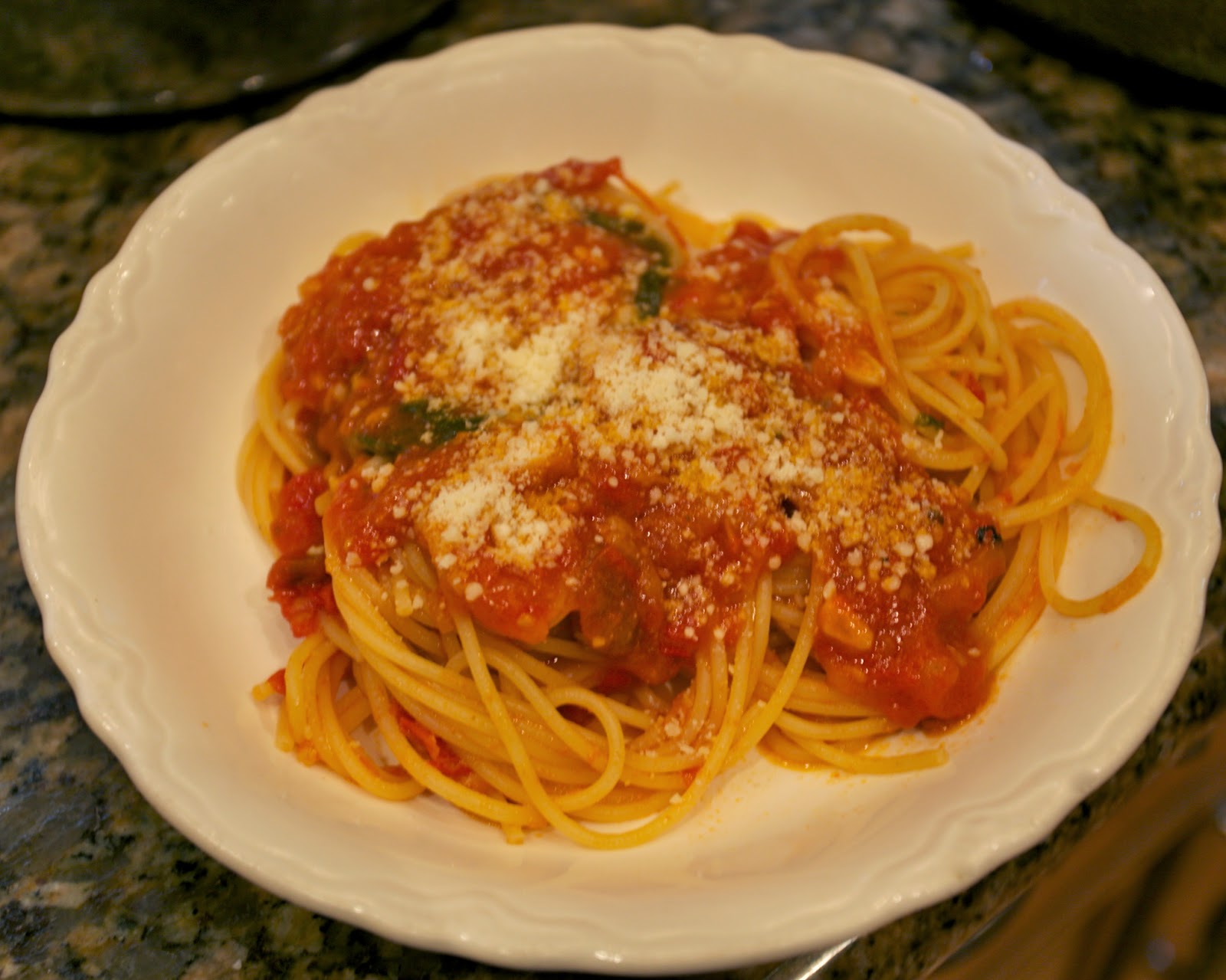 Fresh Cherry Tomato Spaghetti Sauce