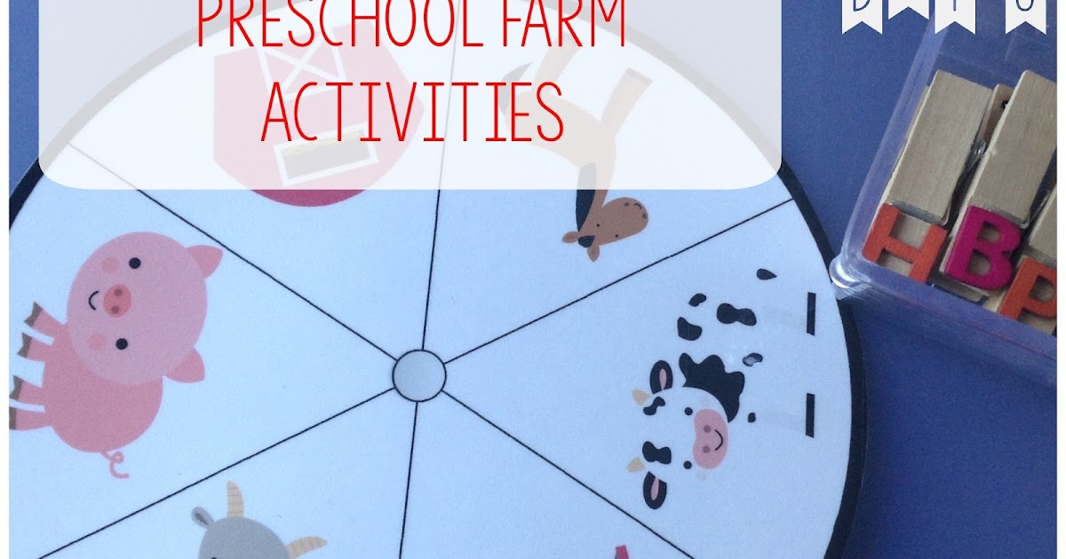 TeacherMomPlus3: Preschool Farm Activities (Day 3)