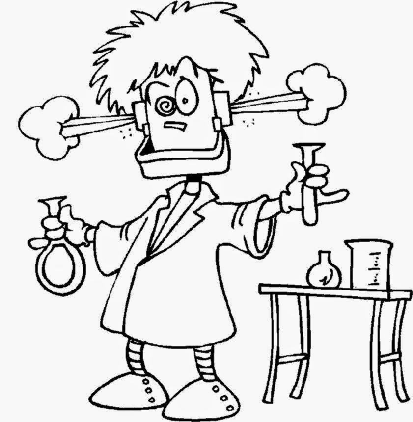 Scientist Coloring Pages to Print | [#] Fresh Coloring Pages