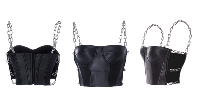 2016 SS Alexander Wang Chain Strap Bustier Top 2016 SS Alexander Wang Chain Strap Bustier Top