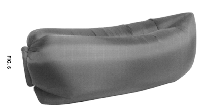 Inflatable bed side
