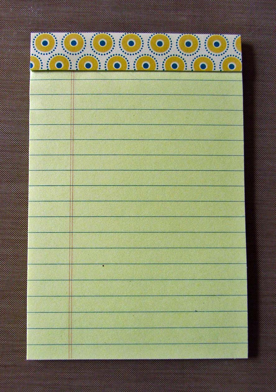 Kreative Kookiez Crafts Mini legal Pad