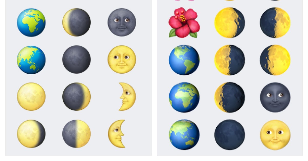 iOS 10.2 New Emoji Moon Detail, Astronauts, and Comet Replaced with