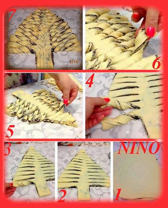 Braided Nutella Christmas Tree Bread Recipe Handy DIY