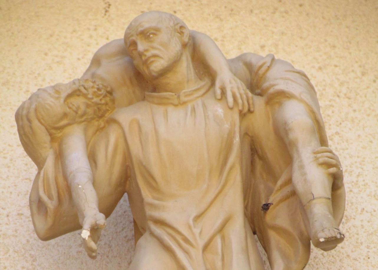 Tabernacoli italiani Castel Ritaldi. San Camillo de Lellis