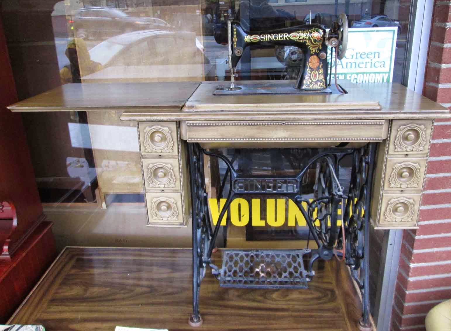 UHURU FURNITURE & COLLECTIBLES SOLD Singer Pedal Sewing Machine and