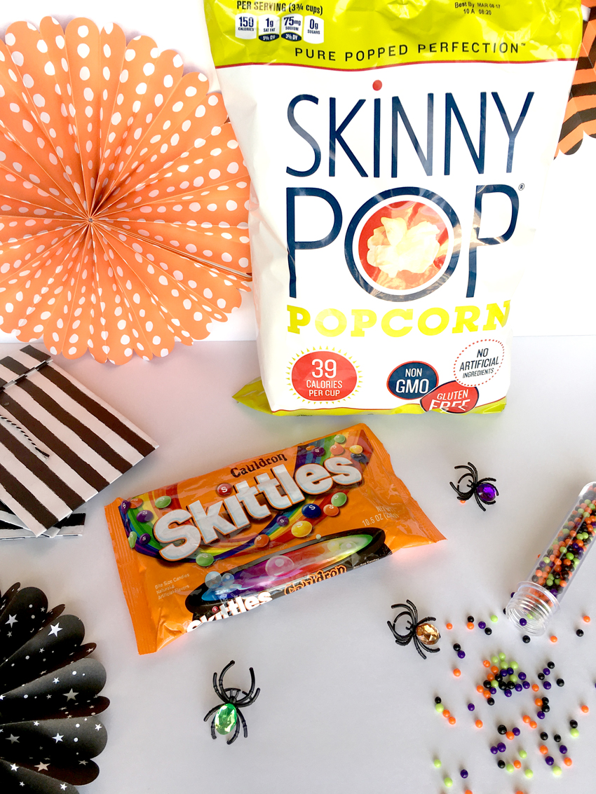 BooTastic Halloween Popcorn with SkinnyPop Popcorn BellaGrey Designs