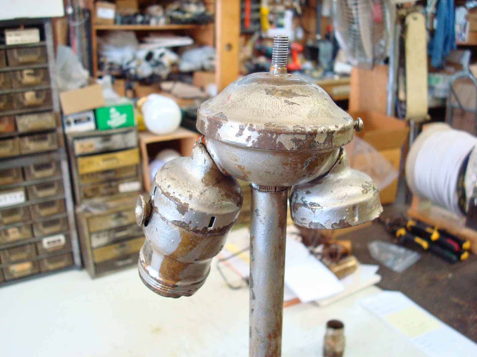 Lamp Parts and Repair Lamp Doctor Floor Lamp with Busted Socket