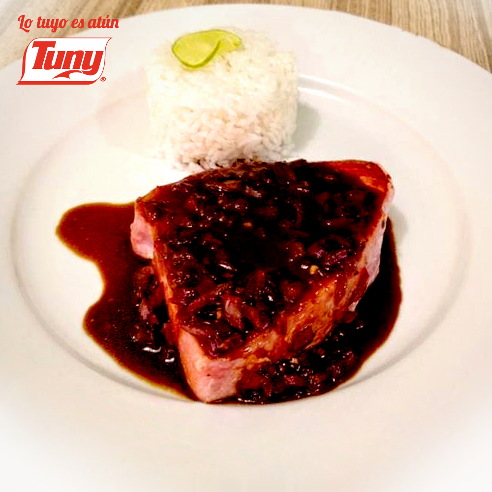 Atún Tuny recetas: Atún Tuny Recetas: Medallón de Atún Tuny salseado