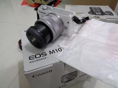 Mirrorless Canon Eos M10 18,0 MP + kit EF-M15-45 IS STM