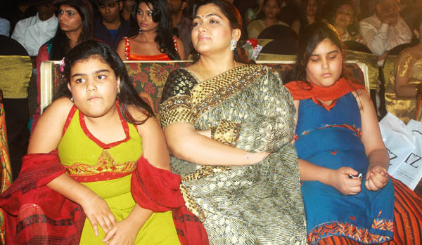 Image result for kushboo with childrens