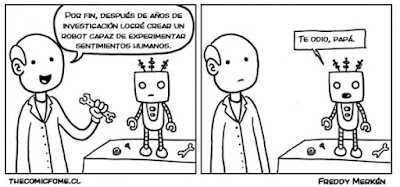 Meme de humor sobre robots