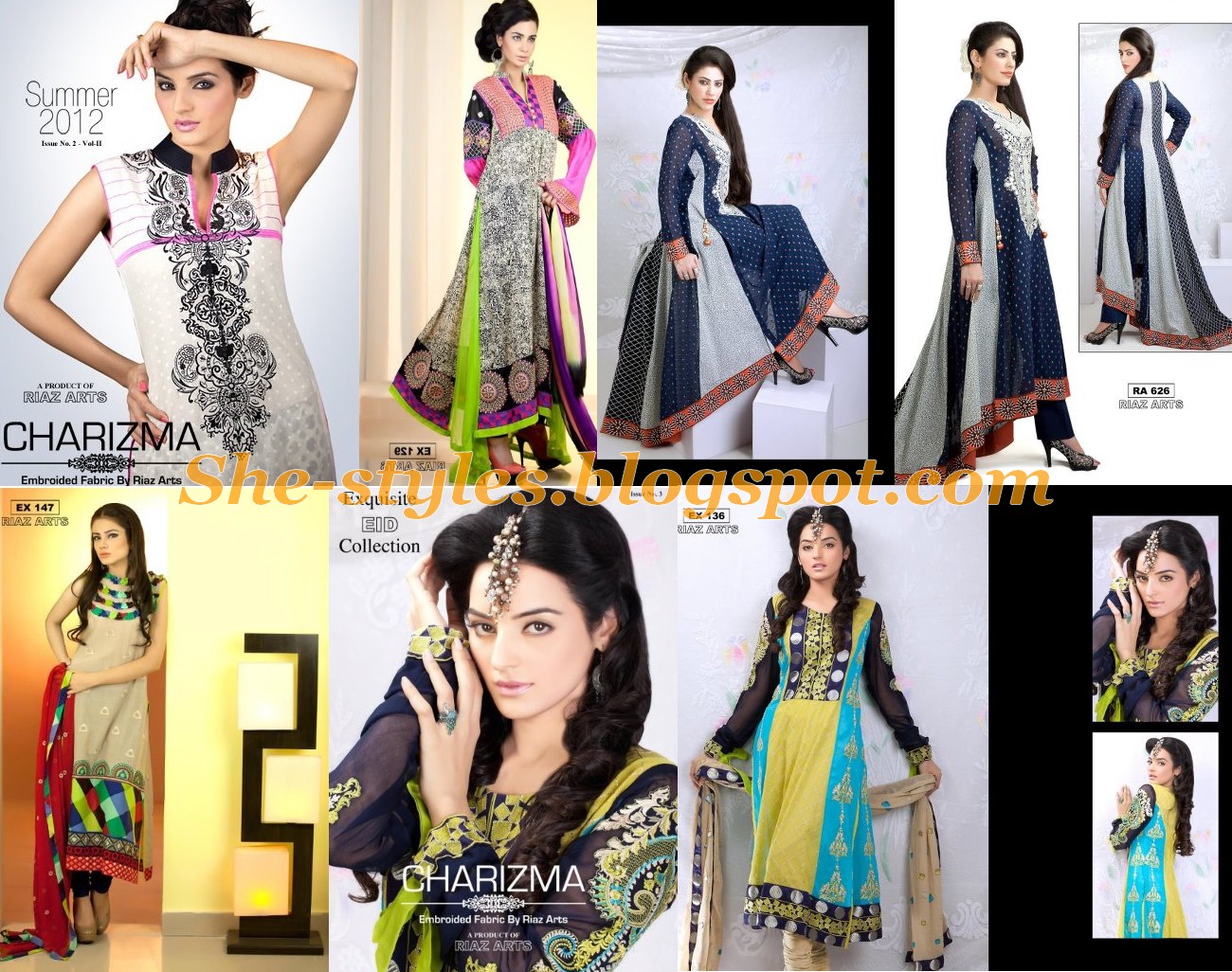 July 2012 SheStyles Pakistani Designer Dresses